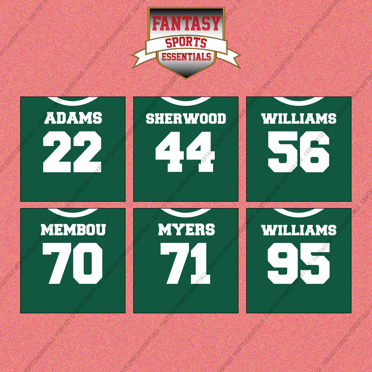 New York Jets 2025 Home Jersey Wall Art Prints (Choose Your Player) Page 2
