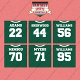 New York Jets 2025 Home Jersey Wall Art Prints (Choose Your Player) Page 2