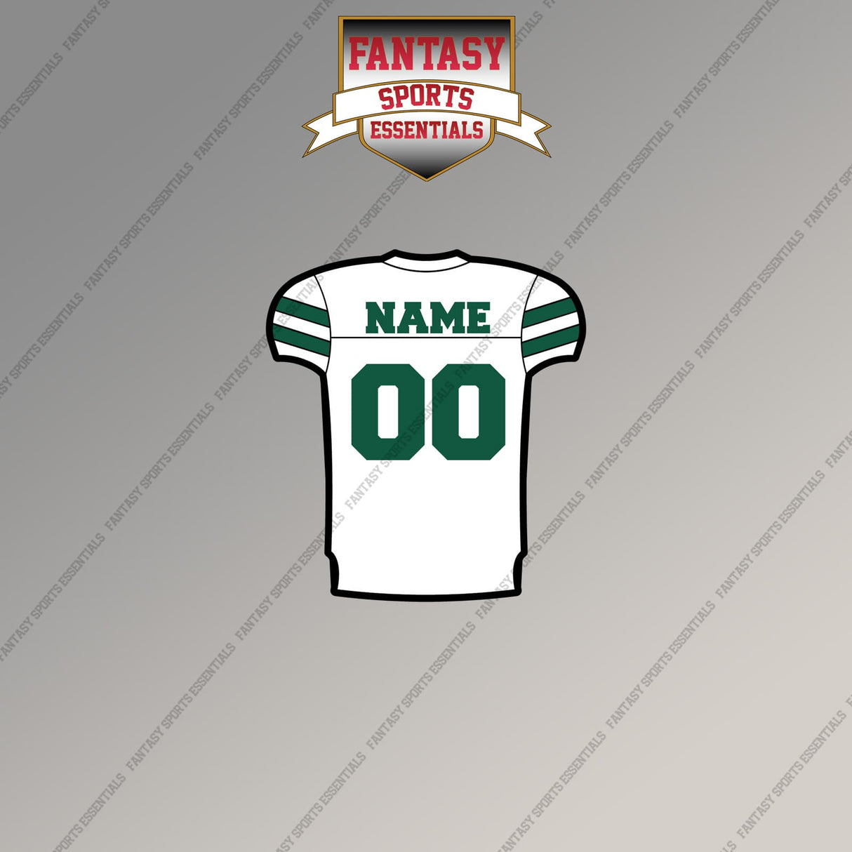 New York Jets Personalized Current Away Jersey Magnets
