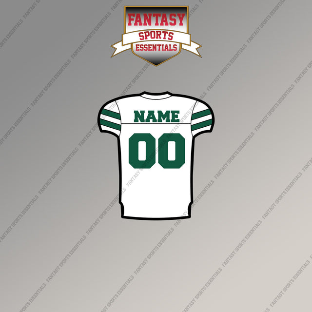 New York Jets Personalized Current Away Jersey Magnets