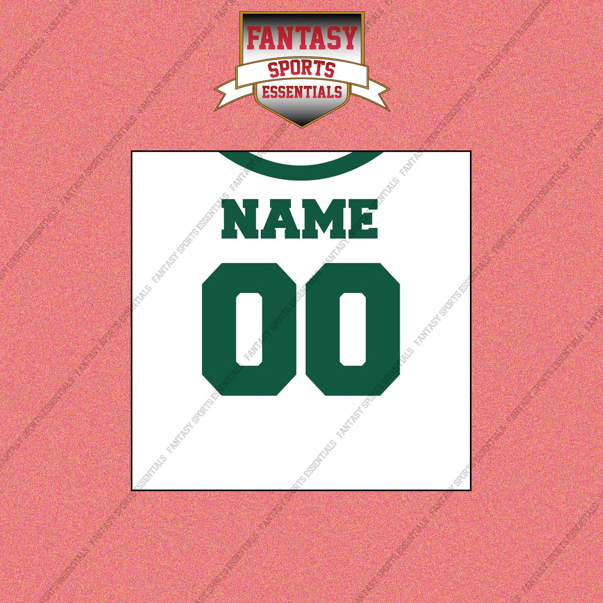 New York Jets Personalized Current Away Jersey Wall Art Prints