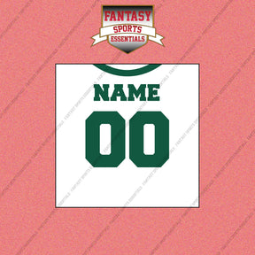 New York Jets Personalized Current Away Jersey Wall Art Prints