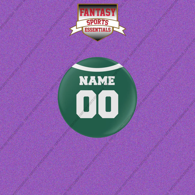 New York Jets Personalized Current Home Jersey Buttons