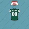New York Jets Personalized Current Home Jersey Car Decals