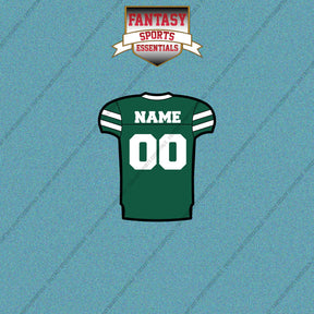 New York Jets Personalized Current Home Jersey Car Decals