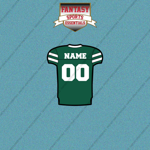 New York Jets Personalized Current Home Jersey Car Decals