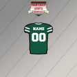 New York Jets Personalized Current Home Jersey Magnets