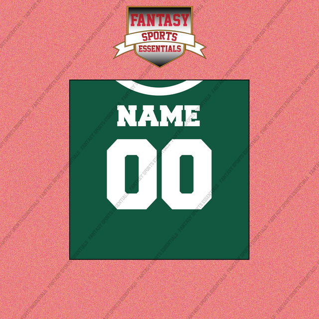 New York Jets Personalized Current Home Jersey Wall Art Prints