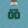 New York Jets Personalized Current Name and Number Car Decals