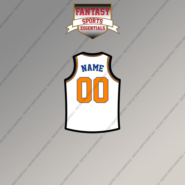 New York Knicks Personalized Current Away Jersey Magnets