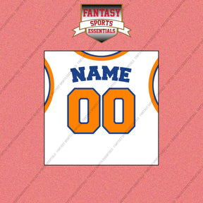 New York Knicks Personalized Current Away Jersey Wall Art Prints