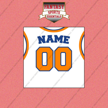 New York Knicks Personalized Current Away Jersey Wall Art Prints