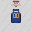 New York Knicks Personalized Current Home Jersey Glossy Stickers