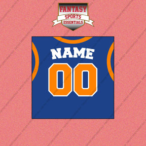 New York Knicks Personalized Current Home Jersey Wall Art Prints