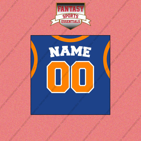 New York Knicks Personalized Current Home Jersey Wall Art Prints