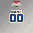 New York Knicks Personalized Current Name and Number Magnets