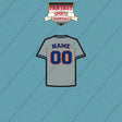 New York Mets Personalized Current Away Jersey Car Decals