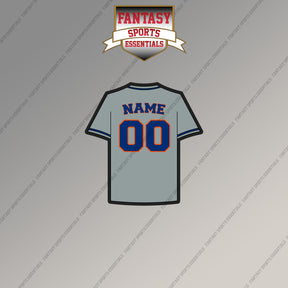 New York Mets Personalized Current Away Jersey Magnets
