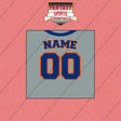New York Mets Personalized Current Away Jersey Wall Art Prints