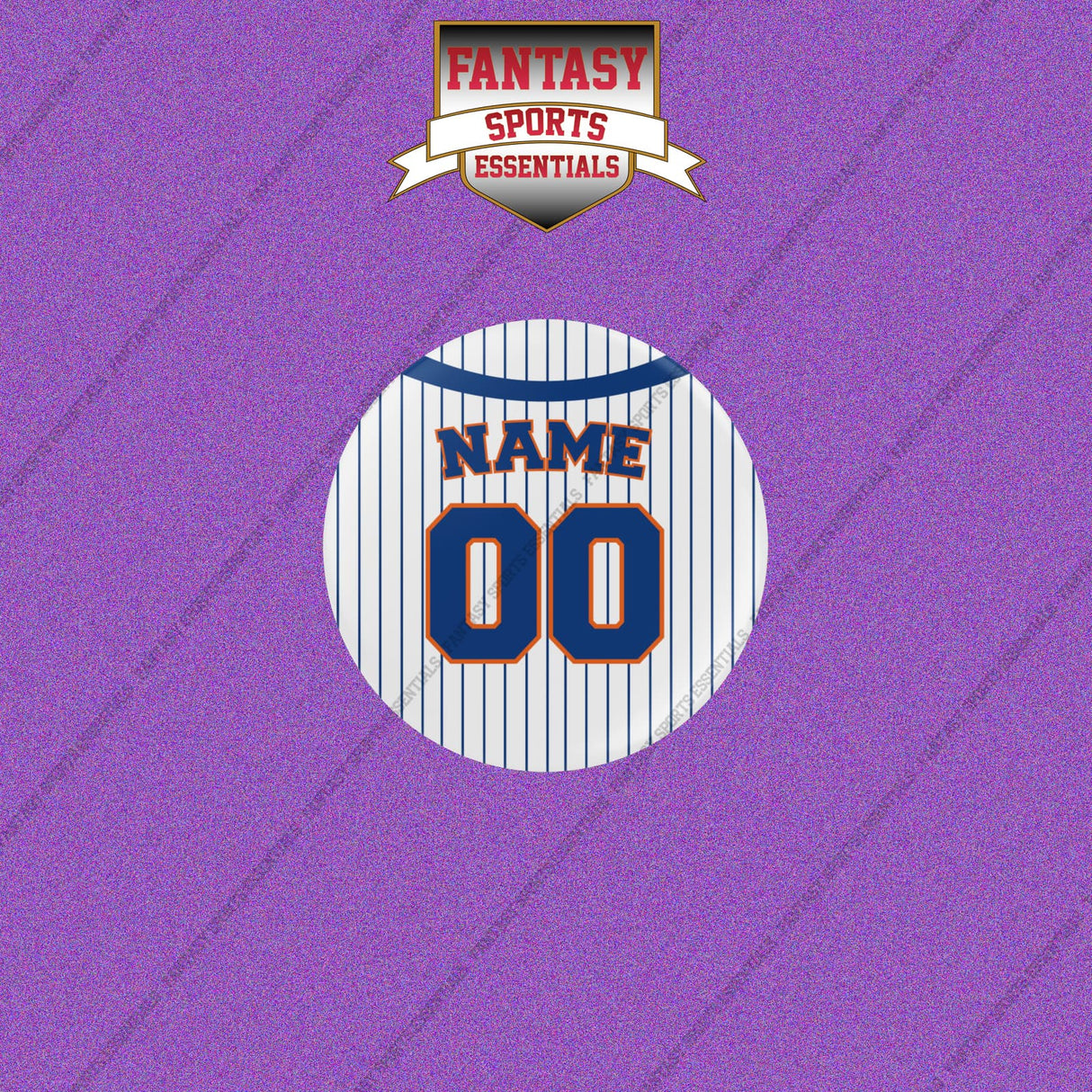 New York Mets Personalized Current Home Jersey Buttons