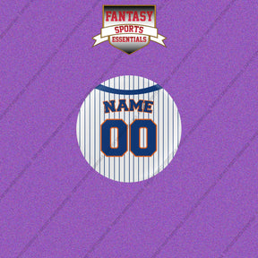 New York Mets Personalized Current Home Jersey Buttons