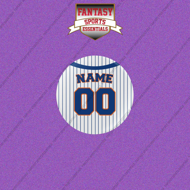New York Mets Personalized Current Home Jersey Buttons