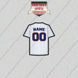 New York Mets Personalized Current Home Jersey Glossy Stickers