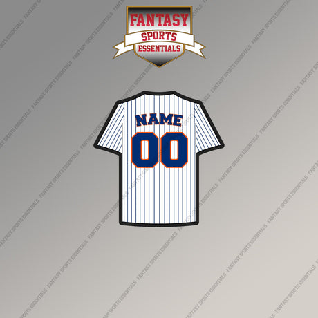 New York Mets Personalized Current Home Jersey Magnets