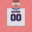 New York Mets Personalized Current Home Jersey Wall Art Prints