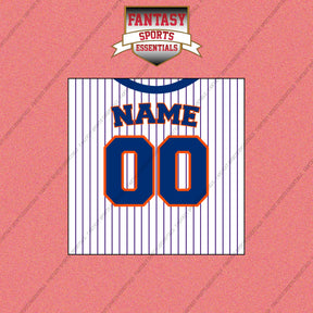 New York Mets Personalized Current Home Jersey Wall Art Prints