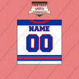 New York Rangers Personalized Current Away Jersey Wall Art Prints