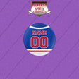New York Rangers Personalized Current Home Jersey Buttons