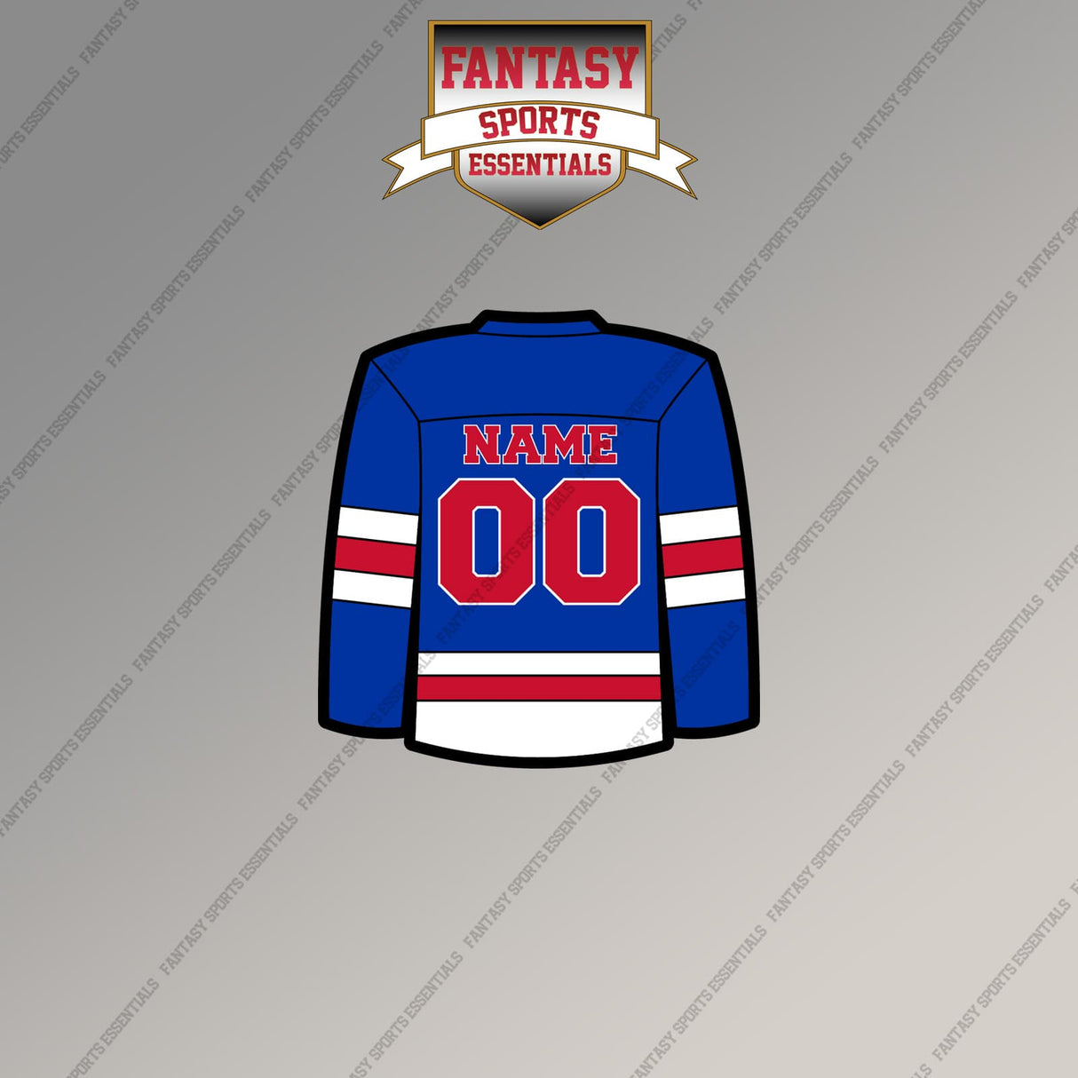 New York Rangers Personalized Current Home Jersey Magnets