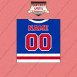 New York Rangers Personalized Current Home Jersey Wall Art Prints