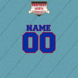 New York Rangers Personalized Current Name and Number Car Decals