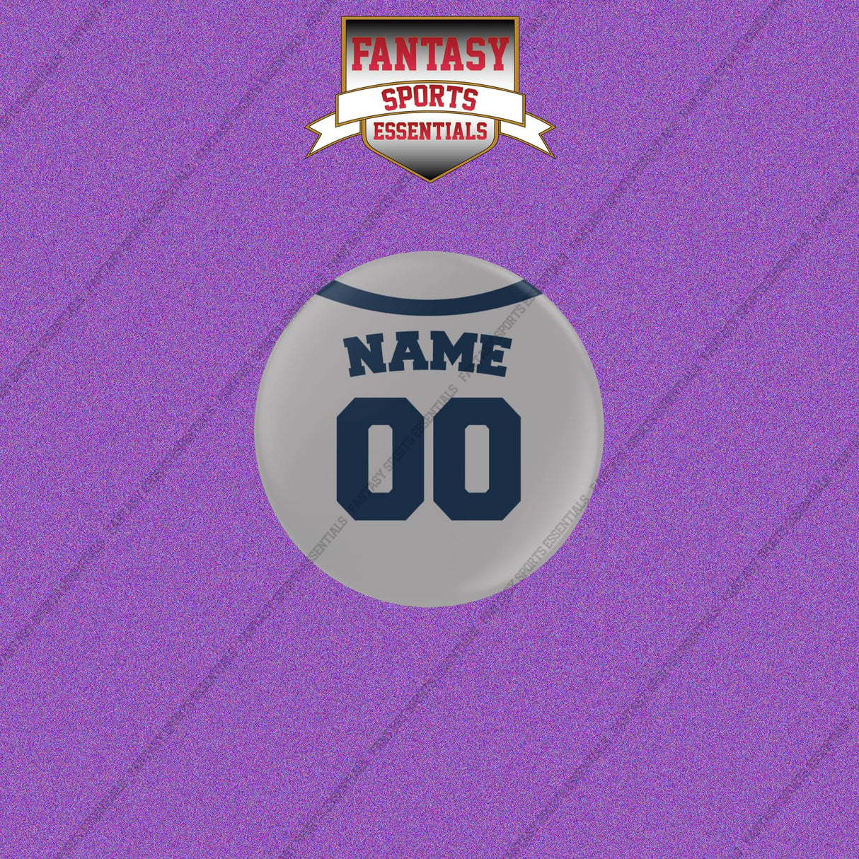 New York Yankees Personalized Current Away Jersey Buttons