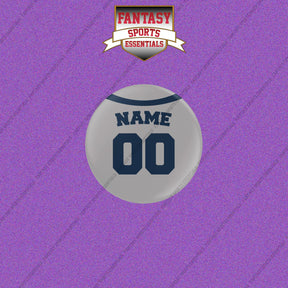 New York Yankees Personalized Current Away Jersey Buttons