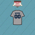 New York Yankees Personalized Current Away Jersey Car Decals