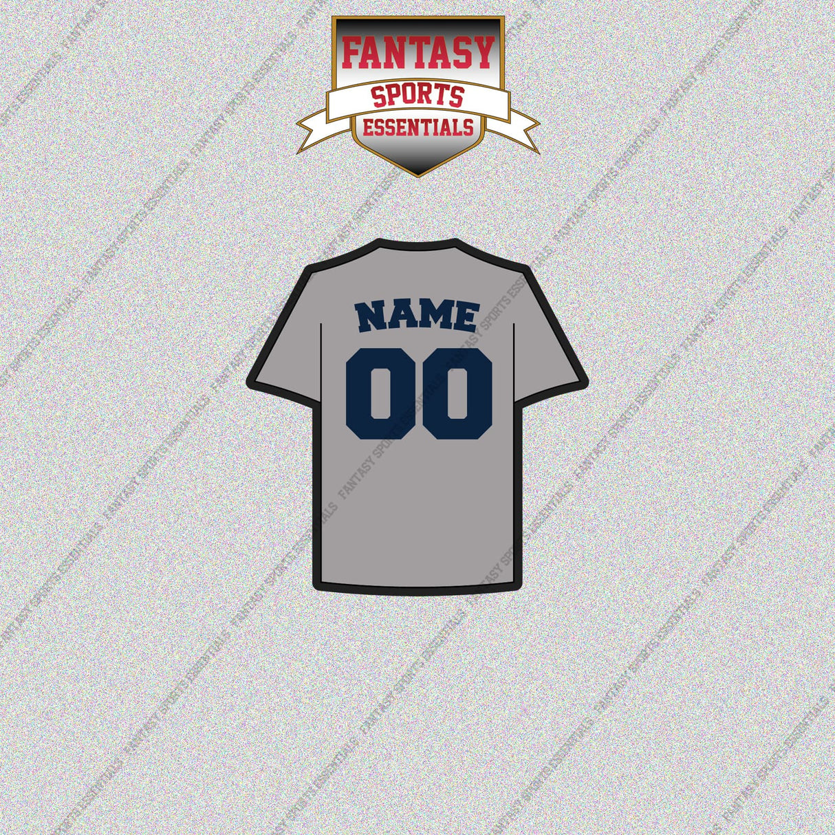 New York Yankees Personalized Current Away Jersey Glossy Stickers