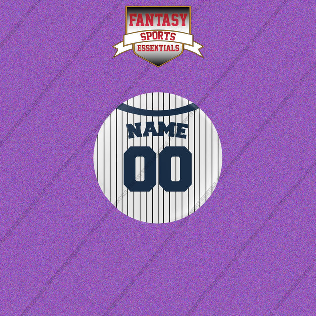 New York Yankees Personalized Current Home Jersey Buttons