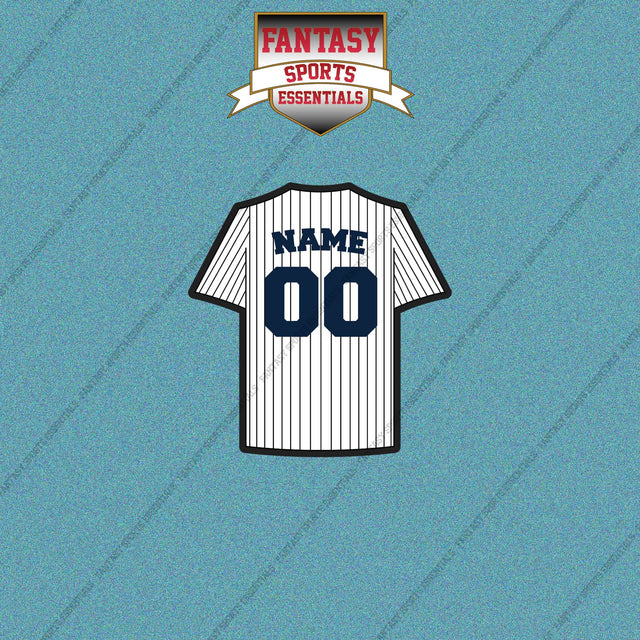 New York Yankees Personalized Current Home Jersey Car Decals