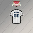 New York Yankees Personalized Current Home Jersey Magnets