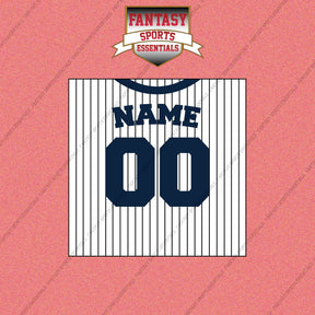 New York Yankees Personalized Current Home Jersey Wall Art Prints