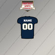 Notre Dame Fighting Irish Football Personalized Current Home Jersey Magnets