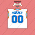 Oklahoma City Thunder Personalized Current Away Jersey Wall Art Prints