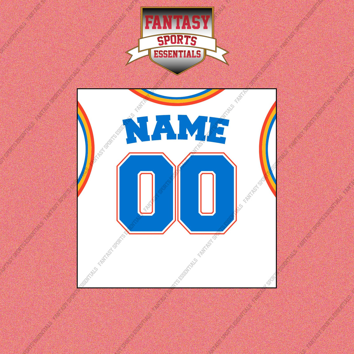 Oklahoma City Thunder Personalized Current Away Jersey Wall Art Prints