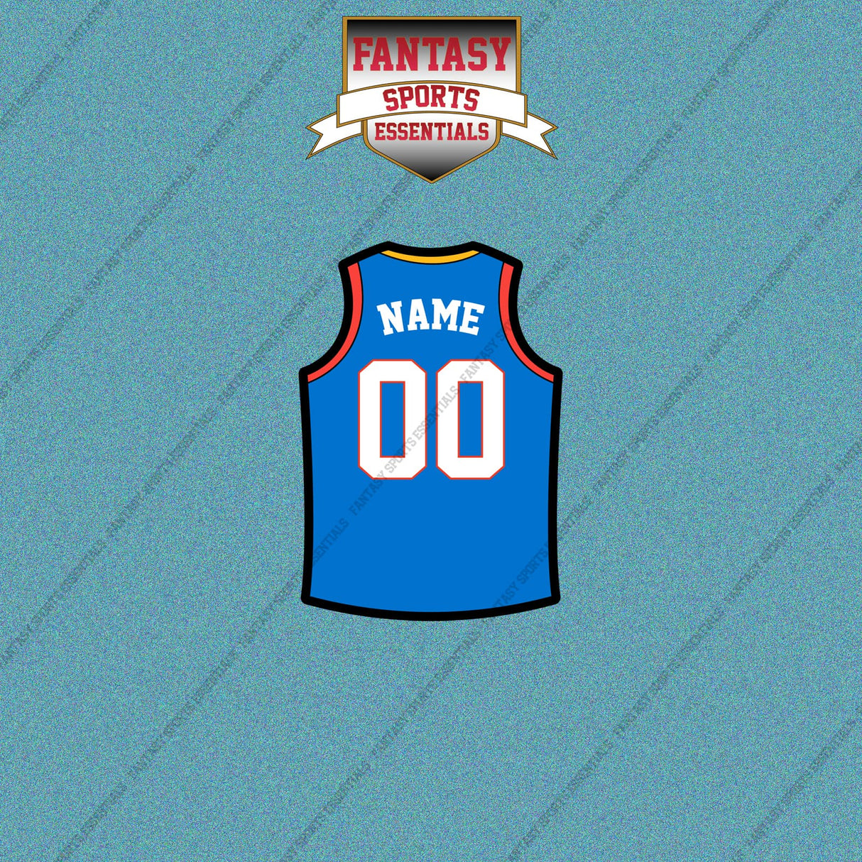 Oklahoma City Thunder Personalized Current Home Jersey Car Decals