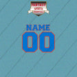 Oklahoma City Thunder Personalized Current Name and Number Car Decals