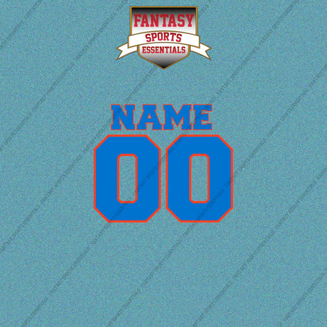 Oklahoma City Thunder Personalized Current Name and Number Car Decals