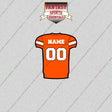 Oklahoma State Cowboys Football Personalized Home Jersey Glossy Stickers
